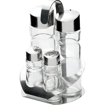 jídelní souprava STALGAST Menážka čtyřdílná (sůl, pepř, olej, ocet) | STALGAST, 362004