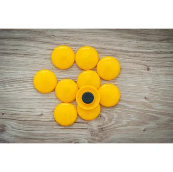 Šachy Magnetický označovač žlutý