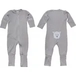 Vylen SET - Minideckfloor podlaha s beránkem a rostoucí overal Šedá s puntíky, 62/68 175717451