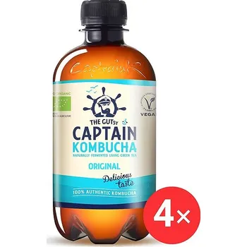 Iontový nápoj Captain Kombucha Original 4 x 400 ml
