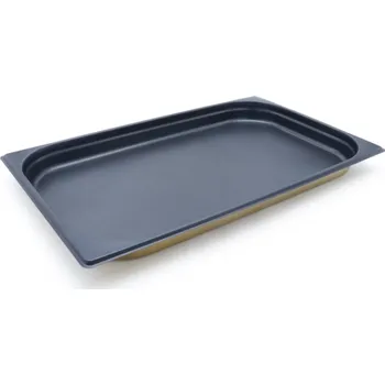 Plech na pečení Gastronádoba 1/2 GN - nepřilnavá - hloubka 2 cm - 32,5 x 26,5 cm - ocel