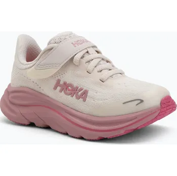 Dámská móda Dětské běžecké boty HOKA Clifton 10 rose cream/dried rose