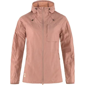 Dámská větrovka oudoor bunda dámská FJÄLLRÄVEN High Coast Wind Jacket W Dusty Rose - XL