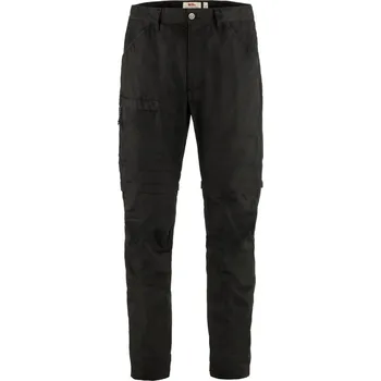 outdoor kalhoty pánské FJÄLLRÄVEN High Coast Zip-off Trousers M Black - 48