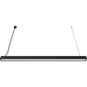 LED Lustr na lanku LED/44W/230V 3000K 120 cm černá