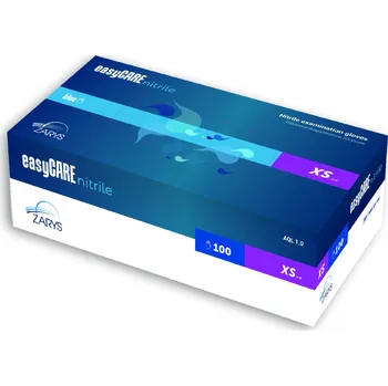Rukavice na úklid ZARYS Nitrilové rukavice, modré, balení 100 ks XS | ZARYS, RNB-XS-100