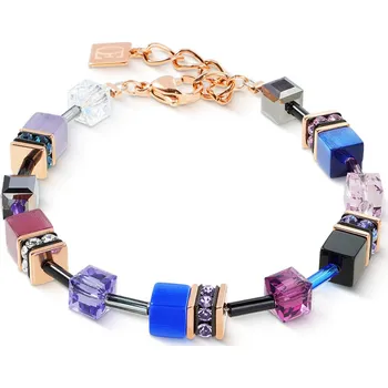 Módní doplněk Coeur de Lion dámský náramek Iconic GeoCUBE 2838/30-0807