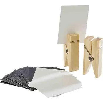 Stojánek na vánoční stromek APS Kolíček na štítky, světlé hnědý, 2 kusy | APS, Klammer