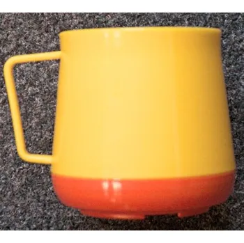 ABNER ŠÁLEK NA KÁVU BEZ VÍČKA PLAST ŽLUTO/ORANŽOVÁ | ABNER, 28315ZO