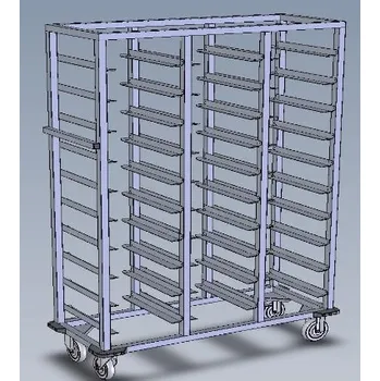 Servírovací stolek ABNER VOZÍK NET 3/30 MM | ABNER, 11815