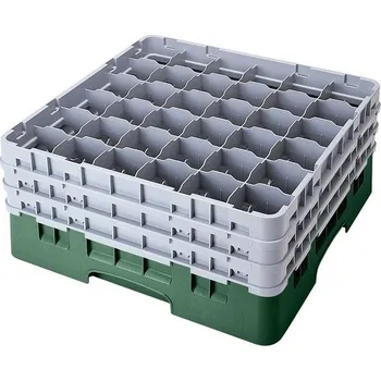 Cambro Koš Camrack 36 pozic, výška sklenice 15,2 cm - Zelená| TOM, R-36S534-119