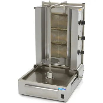 Kuchyňský gril Maxima Plynový gril na kebab - 3 hořáky - 40 kg masa | Maxima, 09370210