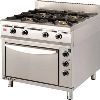 Sporák GASTROHAAL Kombinovaný sporák 900 x 900 x 900 mm | GASTROHAAL, SPE-940 SC