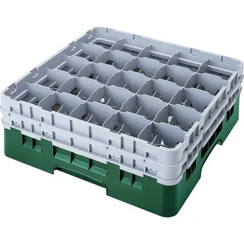 Cambro Koš Camrack 25 pozic, výška sklenice 9 cm - Zelená| TOM, R-25S318-119