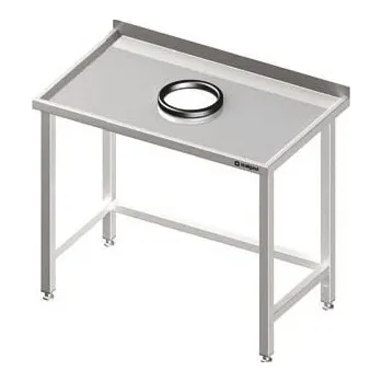 Dětský stůl STALGAST Přístěnný stůl s otvorem na odpadky 1400x700x850 mm | STALGAST, 980927140