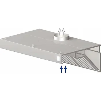 Digestoř STALGAST Digestoř nástěnná šikmá 2000x800x450 mm | STALGAST, 9820808200