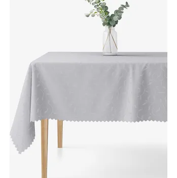 ubrus Sváteční hranatý teflonový ubrus - šedý s velkými ornamenty 80 x 80 cm