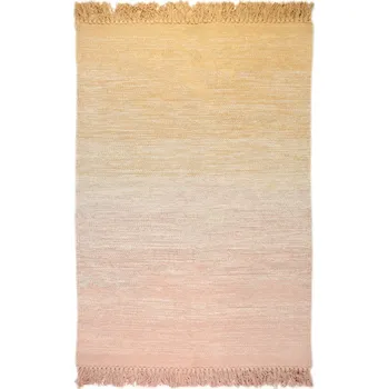 Koberec Oranžovo-růžový pratelný koberec 100x150 cm Kirthy – Nattiot ID_1527252