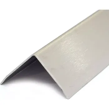 Stavební profil Ochranný roh 30x30 mm 1.5m kartáčovaná nerez chemická (Ochranný profil na roh zdi)