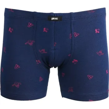 Chlapecké spodní prádlo Pleas chlapecké boxerky s potiskem 184197 Tmavá modrá 128