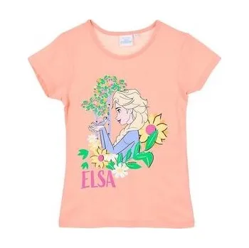 Dívčí tričko Tričko Frozen Flower, dívčí tričko Elsa, vel. 116cm