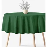 Kulatý ubrus Malaga - tmavě zelený Ø 170 cm