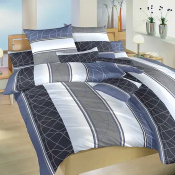 DADKA VRACOV Povlečení bavlna Bruno modrý 140x240, 70x90 cm