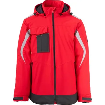 Pánská softshellová bunda Zimní pánská softshellová bunda WONDER LITE PAD, zateplená Payper Barva: ČERVENÁ/ČERNÁ, Velikost: M