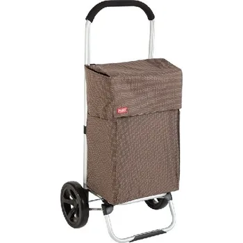 Nákupní taška Nákupní taška na kolečkách VIENA hnědá