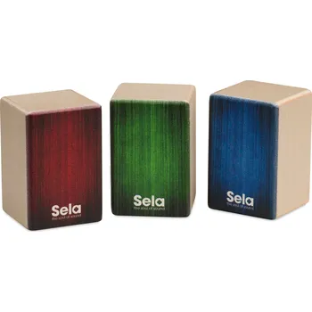 Perkuse SELA Mini Cajon Shaker Set