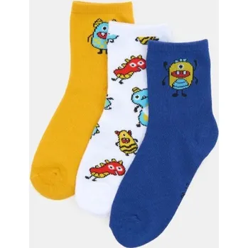 Sinsay - Ponožky 3 kusy - vícebarevná - 394HH-MLC - 394HH-MLC-R31