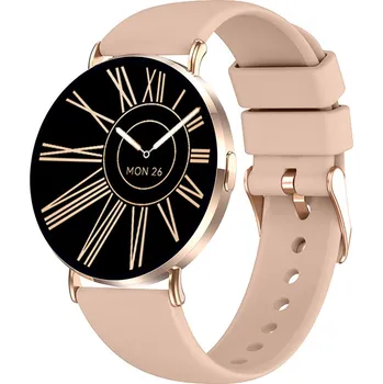 Madvell Elori, pudrově zlaté/pudrový silikonový řemínek