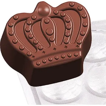Nádoba na led CONTACTO Silikonová forma z polykarbonátu na čokoládky, koruna | CONTACTO, 6751/018