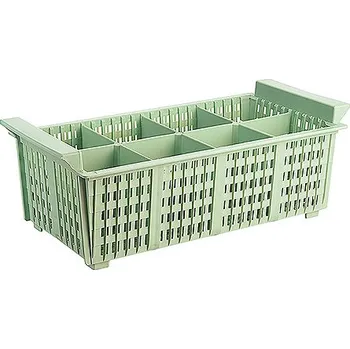 Příslušenství pro stavební techniku CONTACTO Košík do myčky na příbory, zelená 430x210x150 mm | CONTACTO, 2512/044