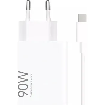 Xiaomi 90W USB-A nabíječka (MDY-15EK), s USB-C 6A kabelem, bílá