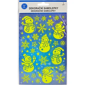 Hračka Samolepky - Sněhulák