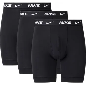 Boxerky Nike Nike 3 Pack Long Boxers Mens Black Medium