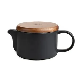 Džbán | TALOSA | s akátovým víkem černý | 0,6l | 875583