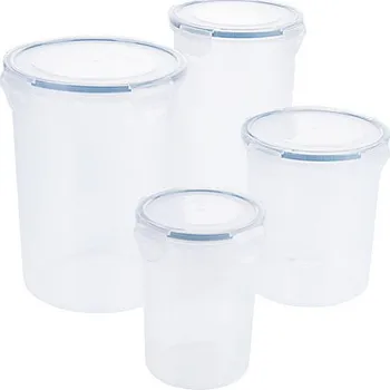 Myčka nádobí CONTACTO Nádoba s víkem kulatá na potraviny, polypropylén, 0,44 l, průměr 80 mm | CONTACTO, 1128/044