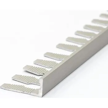 Stavební profil Lišta Havos Flexi tvarovací profil L 8 /2,5m hliník kartáč. elox přírodní