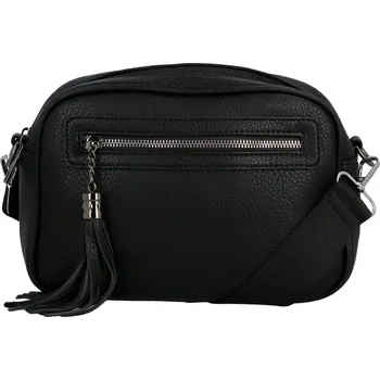 Kabelka Stylová dámská koženková crossbody kabelka Venantie, černá