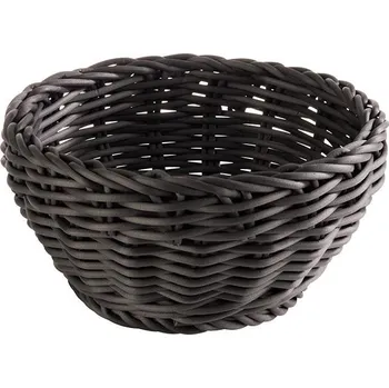 APS Kulatý košík z polypropylenu černý, průměr 200 mm | APS, Profi Line