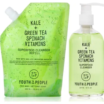 Youth To The People Superfood Youth To The People Superfood Cleanser čisticí gel plnitelný 237 ml + Youth To The People Superfood Cleanser čisticí gel – náhradní náplň 500 ml
