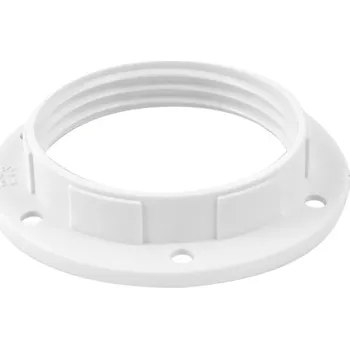 Objímka na žárovku ELEMAN Kroužek K-273 E27-81 bílý