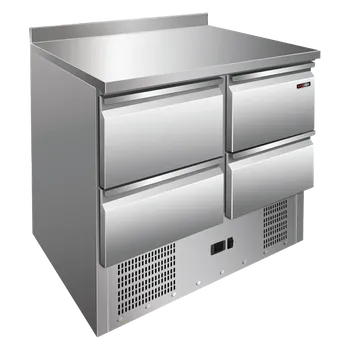 Stůl chladicí 2x2 zásuvky, salátový | REDFOX - MTZ 904