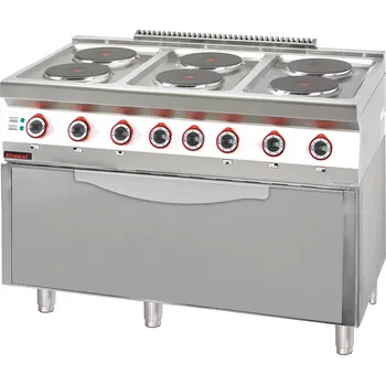Sporák KROMET Plynový sporák 6 plotýnek s elektrickou troubou | KROMET, 700.KE-6/PE-3