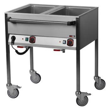 Sporák Vodní lázeň elektrická GN 2-1/1 ovládání na delší straně | REDFOX - VLPD 2120