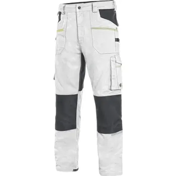 montérky CXS STRETCH Montérkové kalhoty bílo-šedé 46 102002710946