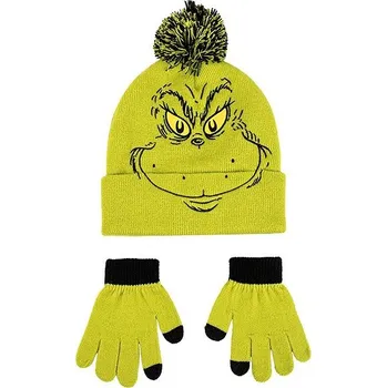 Módní doplněk The Grinch - čepice a rukavice