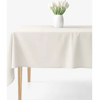 ubrus Hranatý ubrus 100% bavlněné plátno - slonová kost 80 x 80 cm